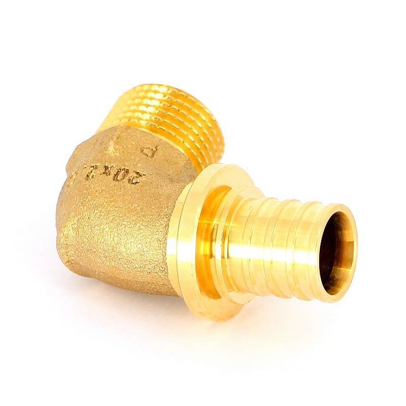 Угольник с наружной резьбой REHAU Rautitan RX+ 20 x 1/2 бронза 366089