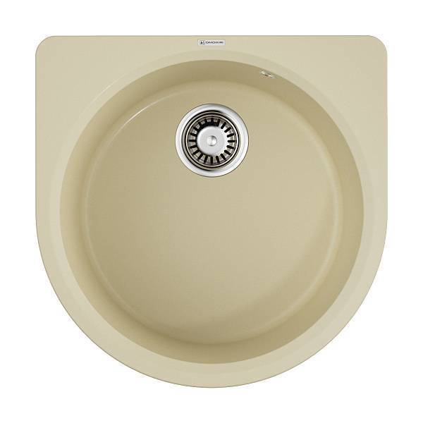 Мойка кухонная Omoikiri Akegata 51-BE 51x51 см ваниль 4993752