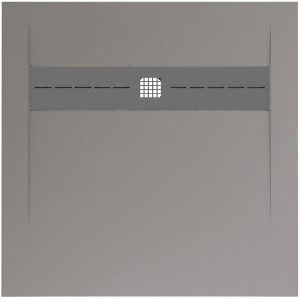 Душевой поддон Allen Brau Infinity 90x90x3 см серый 8.21001-PGM
