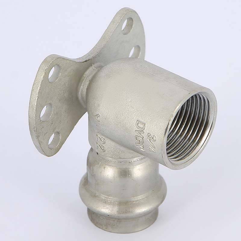 Водорозетка пресс Viega Sanpress Inox из нержавеющей стали 22х3/4 ВР 437275