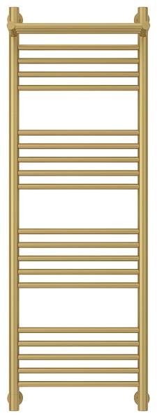 Полотенцесушитель водяной Сунержа Богема+ с 1 полкой 400x1200 мм матовое золото 032-0223-1240