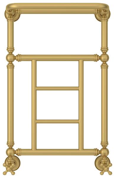 Полотенцесушитель водяной Сунержа Ренессанс 400x660 мм матовое золото 032-0282-6640