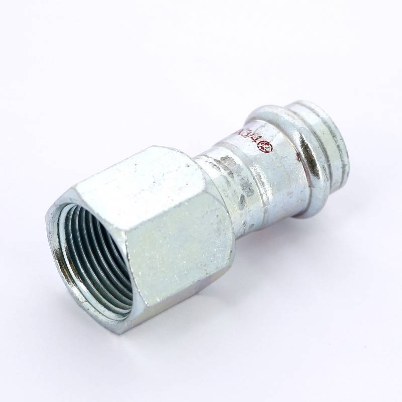 Муфта пресс-В IBP >B< Press Carbon 15 мм x 1/2 оцинкованная сталь PC4270G0150400