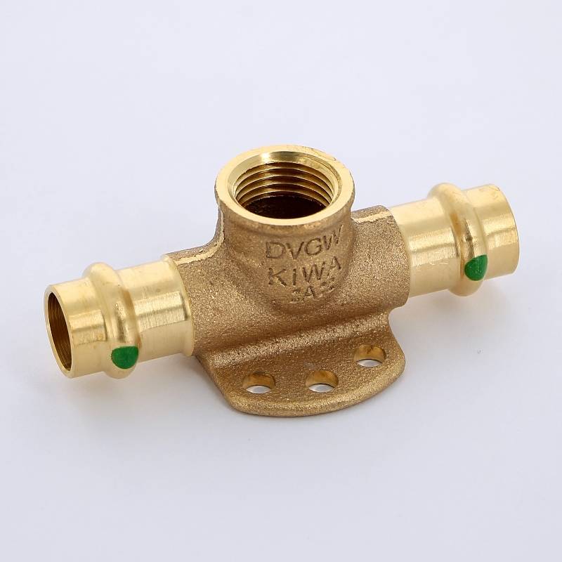 Тройник-водорозетка Viega Sanpress с SC-Contur 15 мм x 1/2 644864