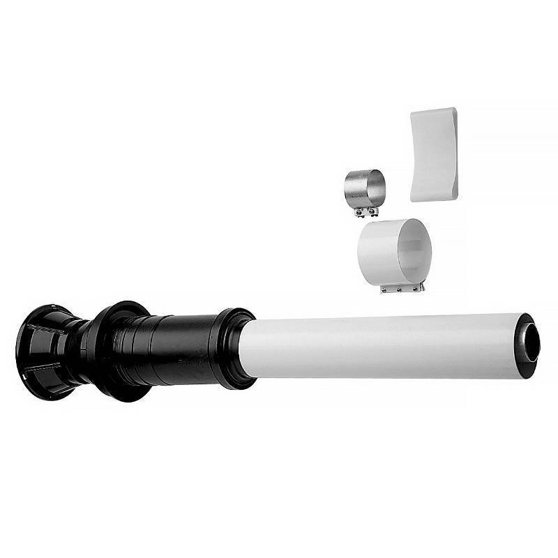 Наконечник вертикальный BAXI для коаксиальной трубы 80/125 мм полипропилен KHG71409351