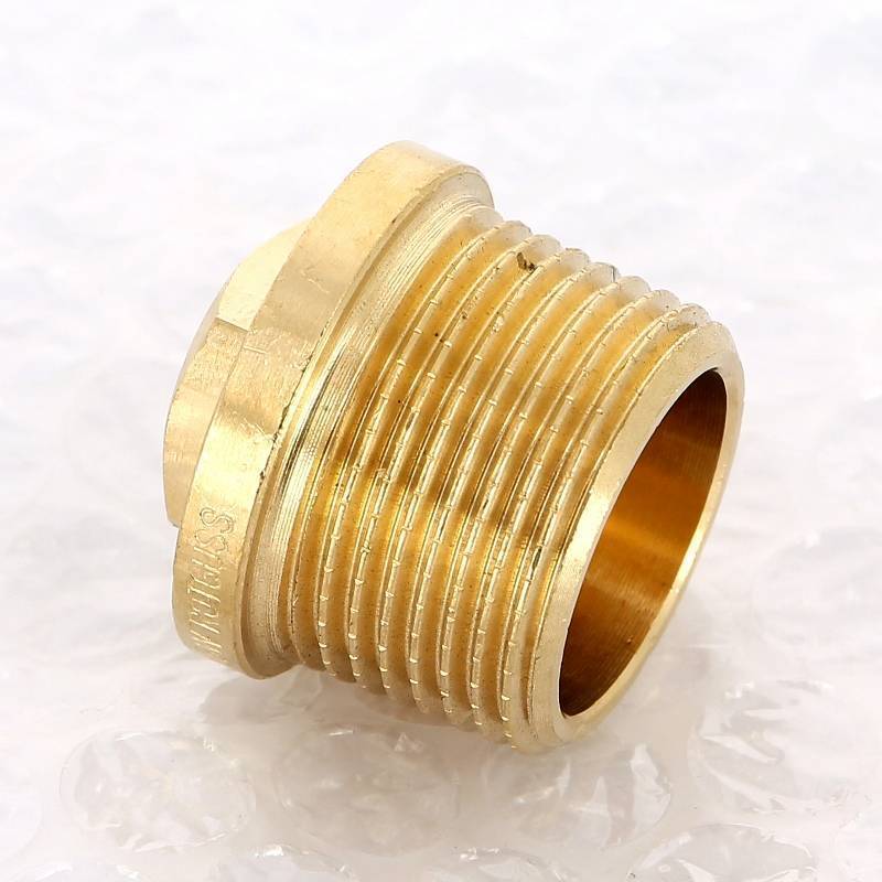 Заглушка бронзовая Viega 3/4 с квадратом и бортиком наружная резьба 320089