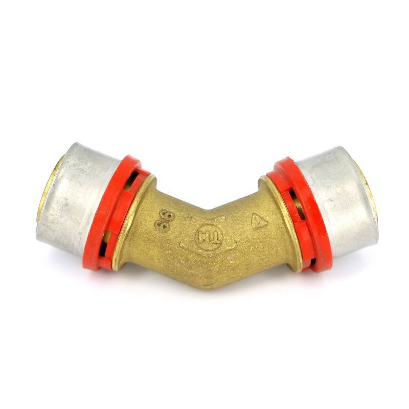 Угольник пресс Tiemme 32х32 мм 45 градусов 1650176