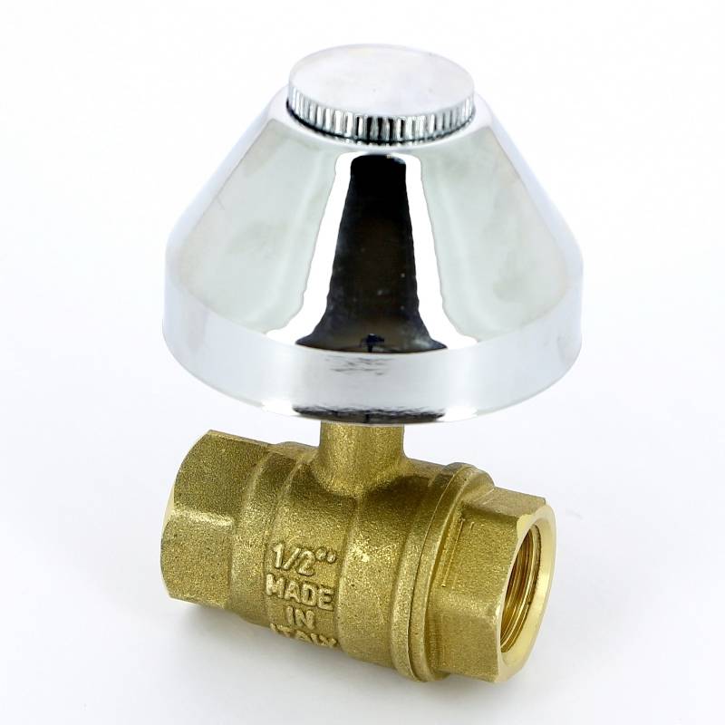 Кран шаровой Itap 136 под штукатурку ВВ колпак 1/2 136 1/2