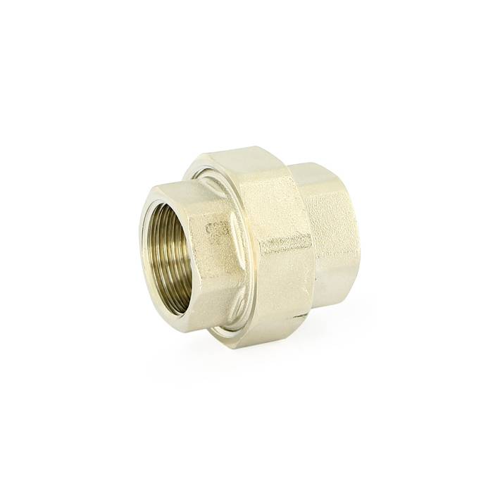 Разъемное соединение ВВ Uni-Fitt 1 плоская прокладка никелированное 654N4000