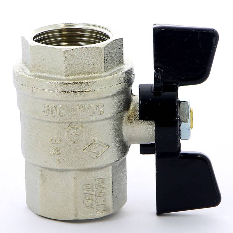 Кран шаровой Bugatti Oregon 302 ВВ бабочка 3/4 03020067