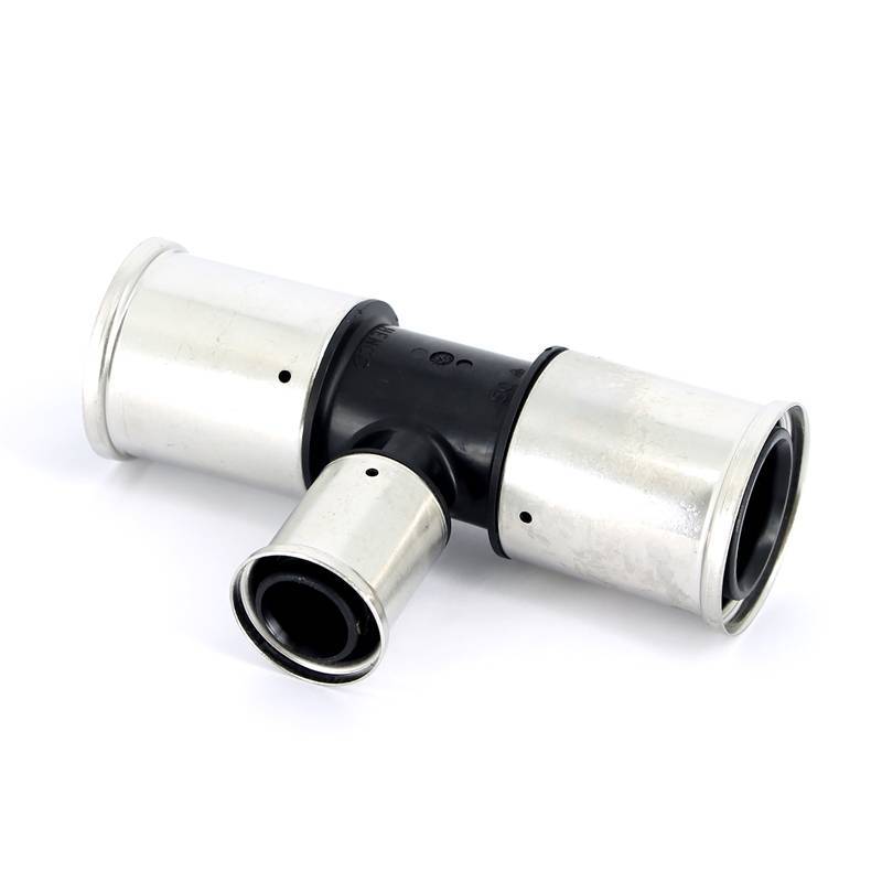 Тройник пресс PVDF Henco 50х32х50 мм 10PK-503250