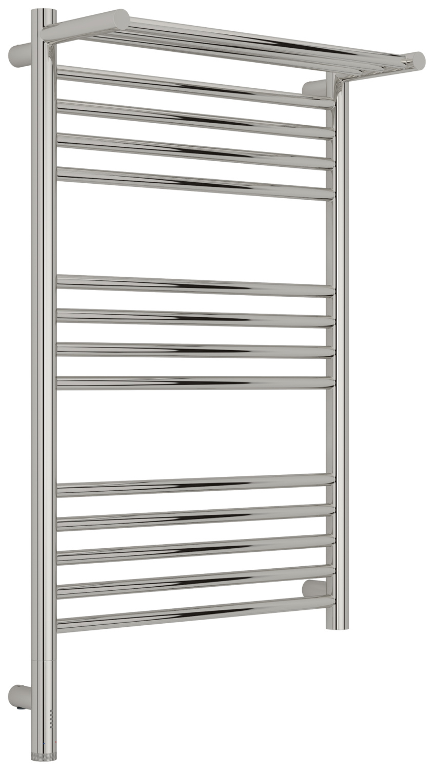 Полотенцесушитель электрический Сунержа Богема 3.1 с 1 полкой 500x800 мм левый без покрытия 00-6006-8050