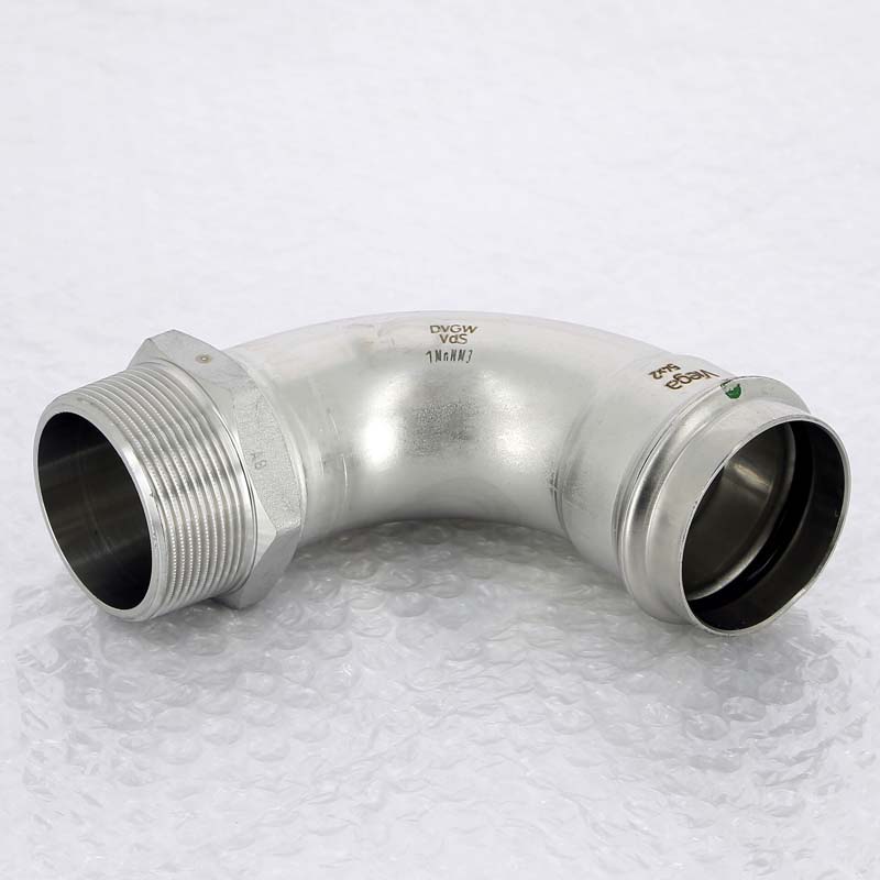 Угол пресс-Н нержавеющая сталь Viega Sanpress Inox 54x2 436964