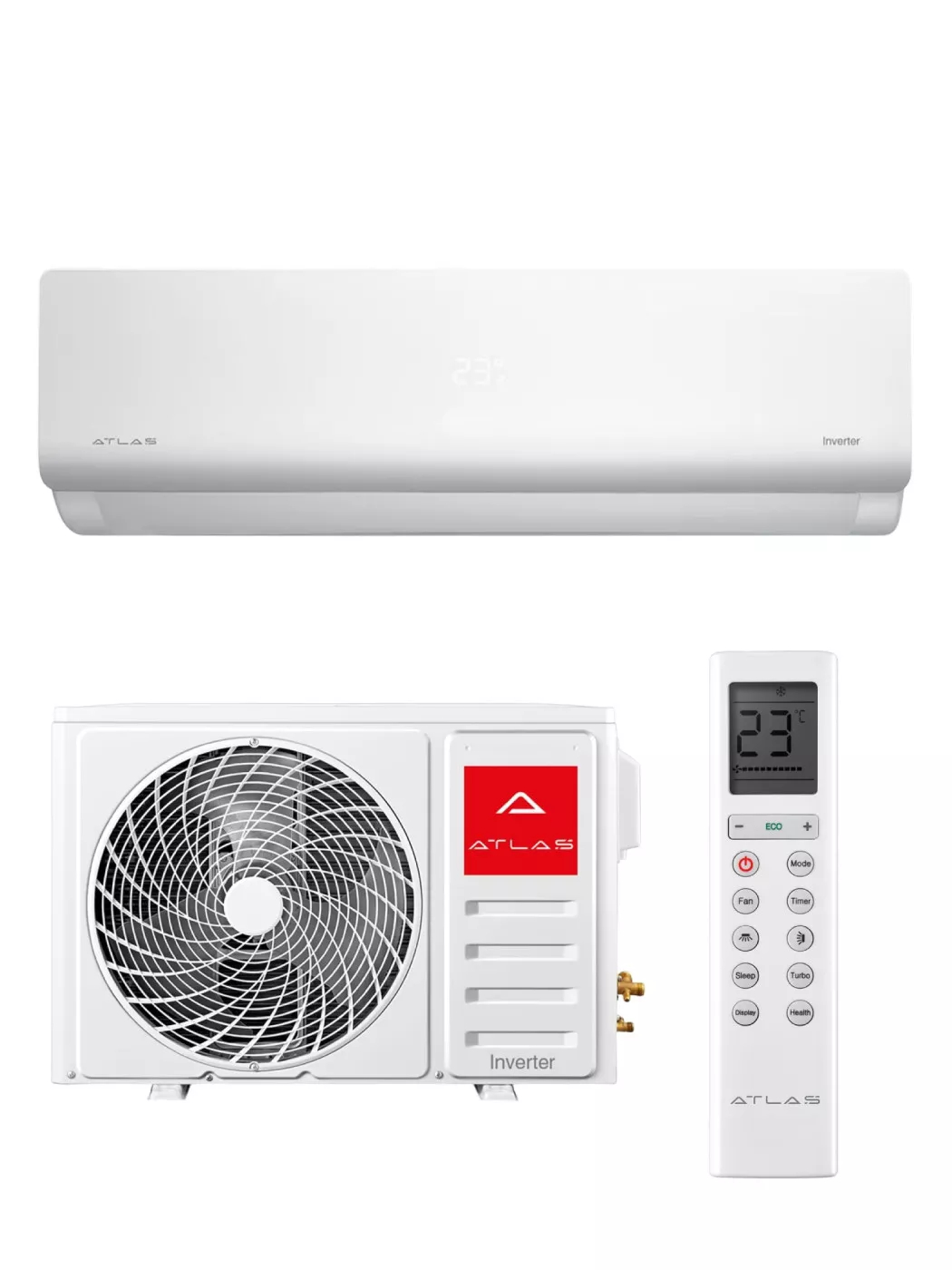 Кондиционер сплит-система Atlas ZEUS INVERTER ATI-ZS12B инверторный ATI-ZS12B