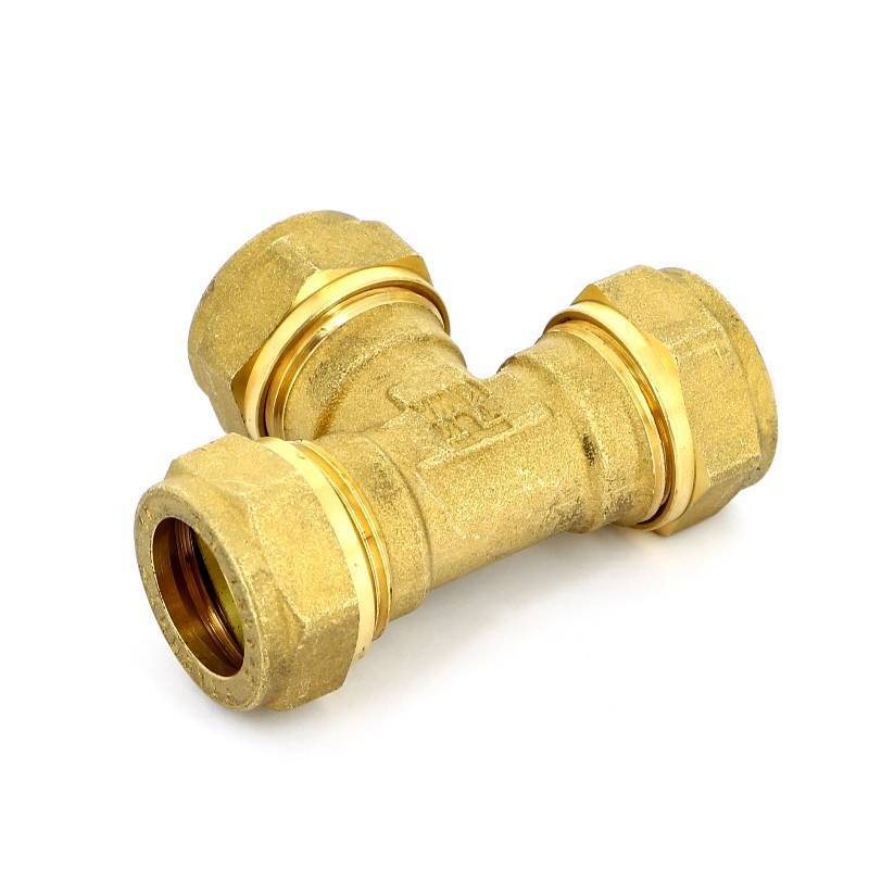 Тройник обжимной Tiemme 28х15х28 мм 1000108