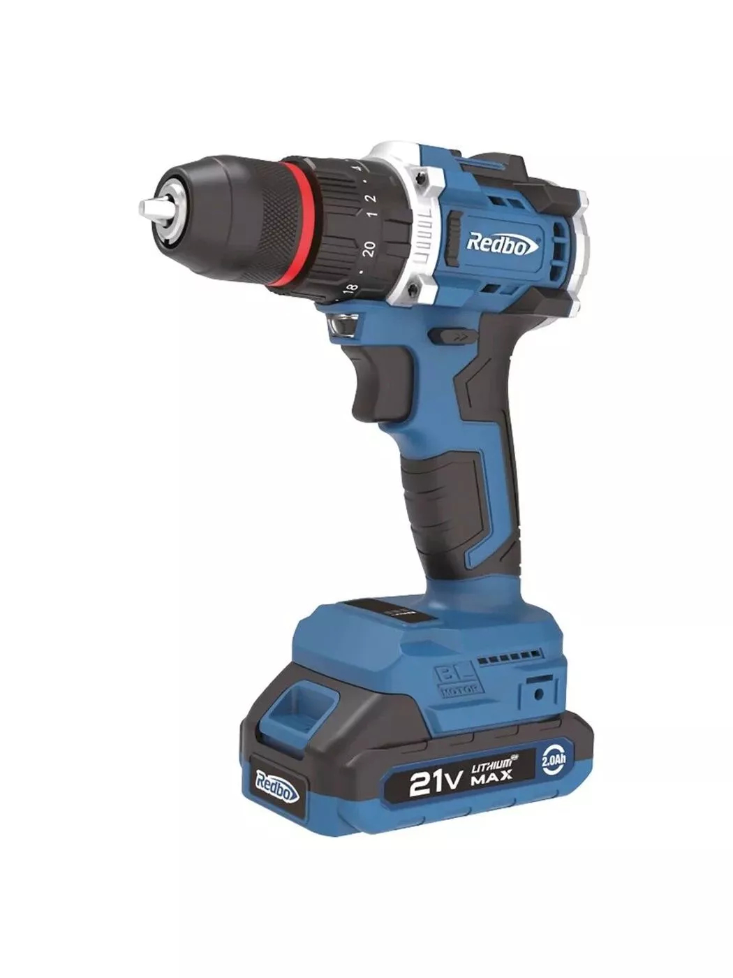 Аккумуляторная ударная дрель-шуруповерт Redbo OAD-21PBL бесщеточная OAD-21PBL