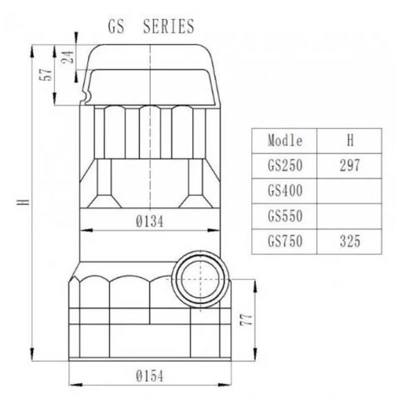Насос дренажный Pumpman GS550N GS550N