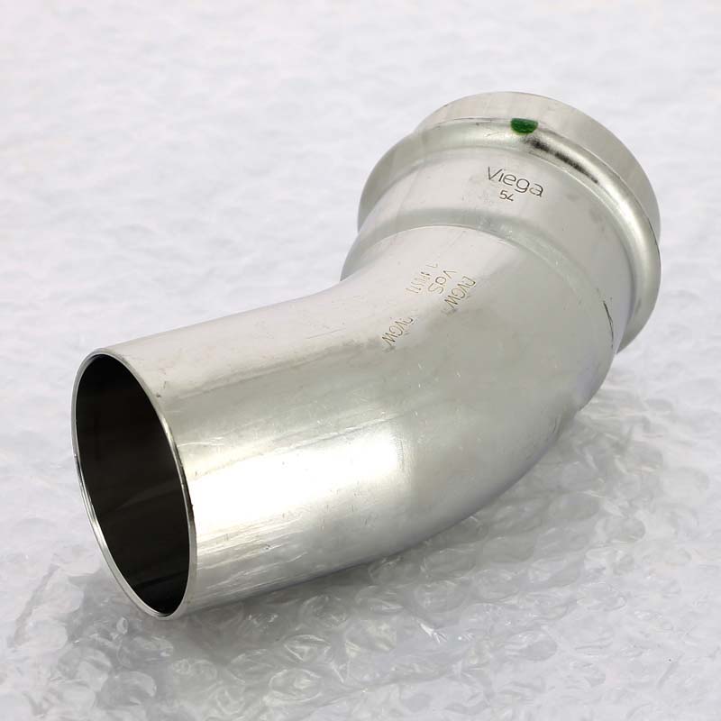 Угол-вставка пресс 45° Viega Sanpress Inox 54 мм 435448