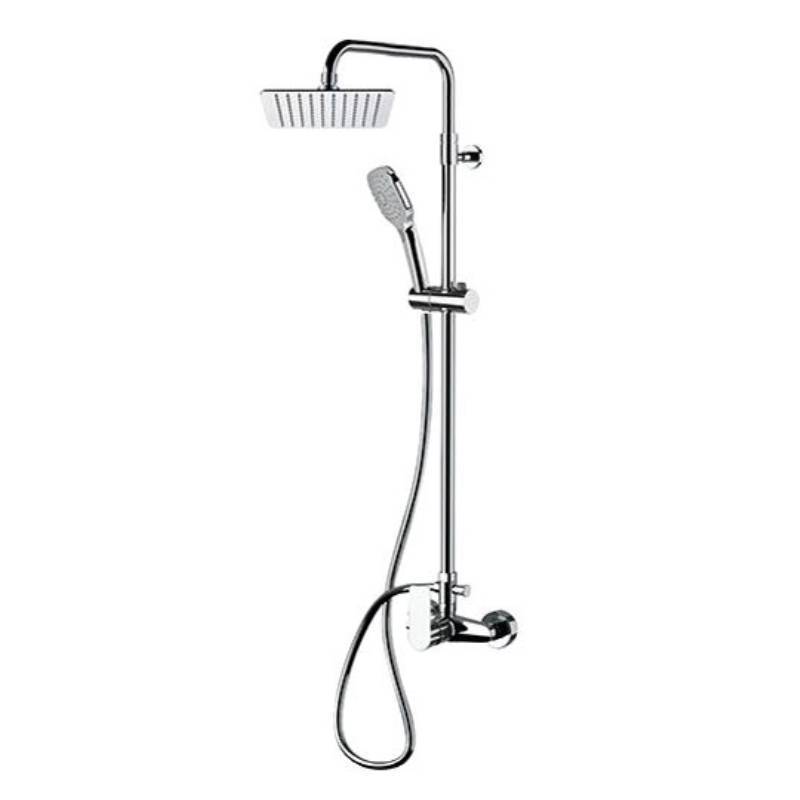 Душевая система для душа Remer Energy Square Line верхний душ 25х25 см хром EY37A8CPUFD25G