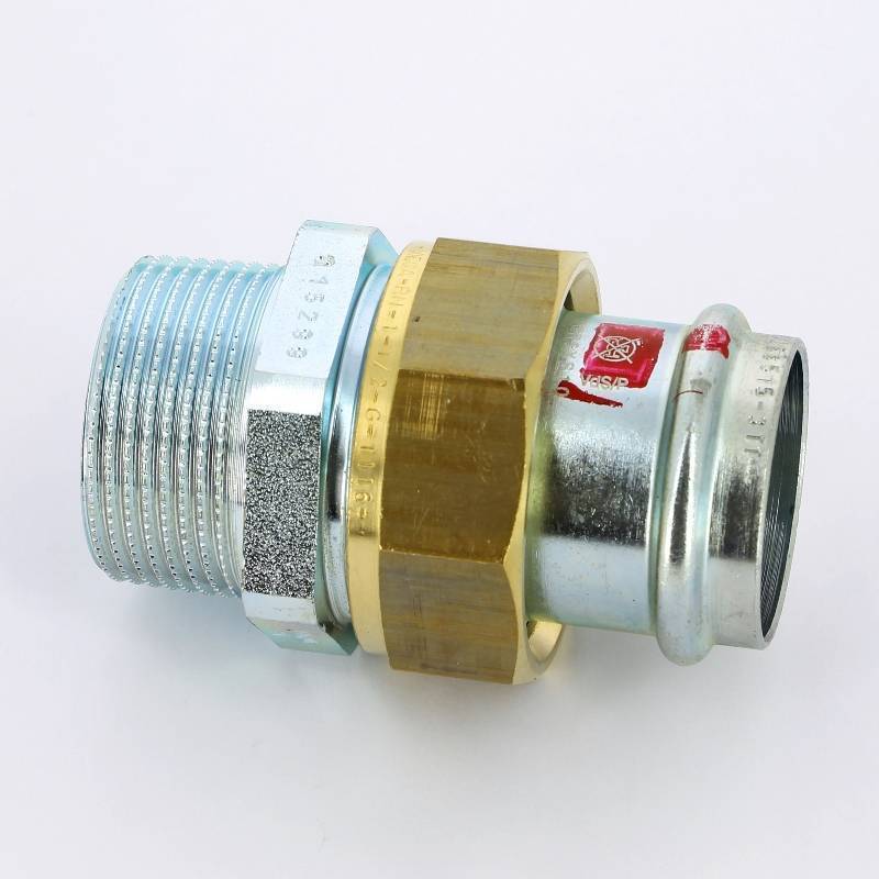 Муфта пресс-НР разъемная Viega Prestabo 35x1 1/4 оцинкованная сталь 559274