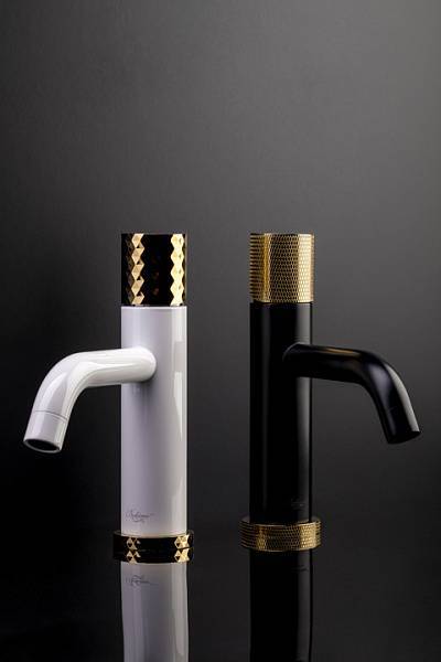 Смеситель для раковины Boheme Stick Chrome Touch Gold 121-CRG.2