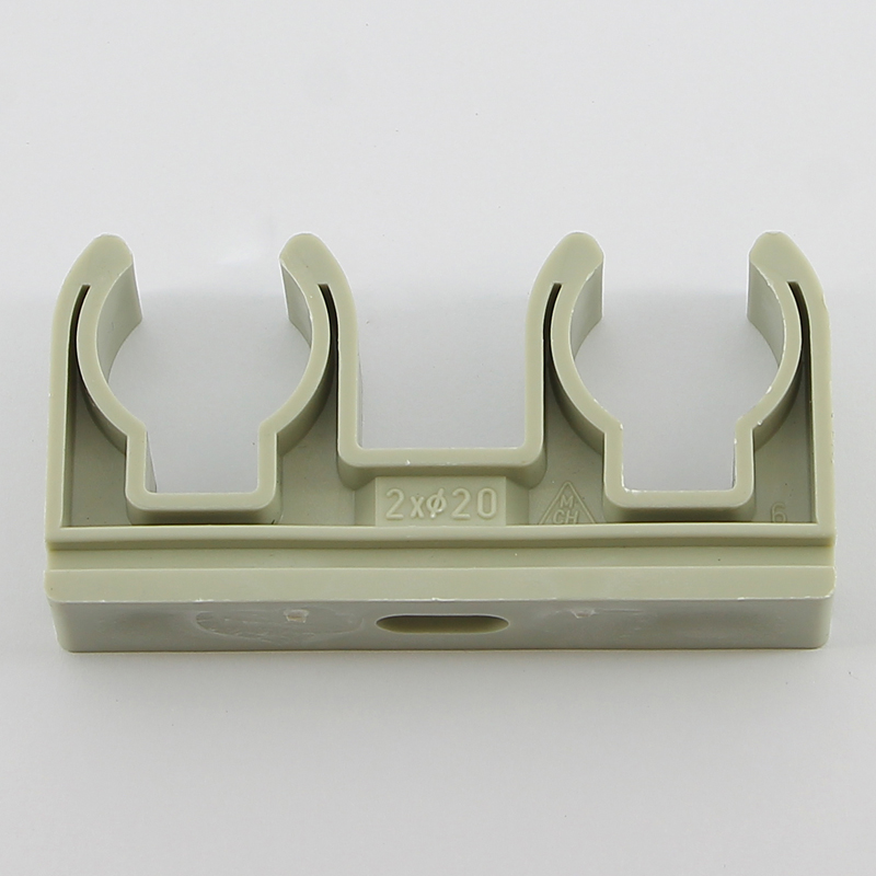 Крепление двойное 20х2 для полипропиленовых труб