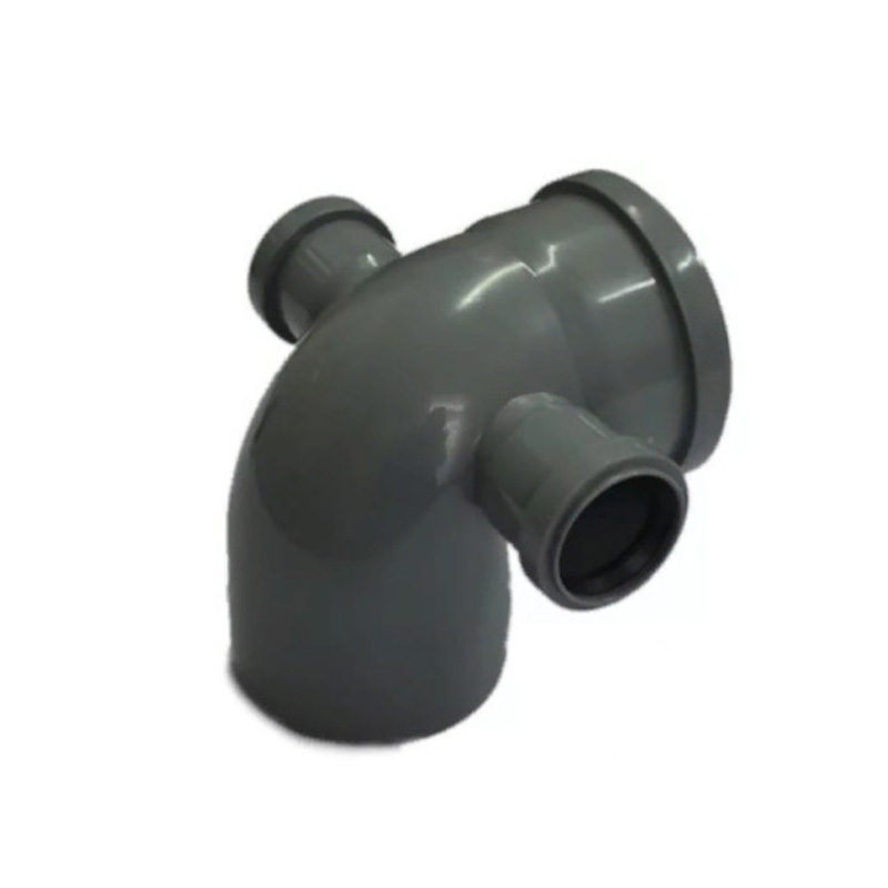 Отвод комбинир. с доп.входами слева и справа 110*90/50/50 РосТурПласт