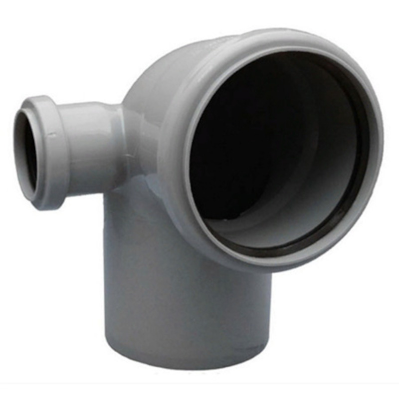 Отвод комбинир. с доп.входом слева 110*45/50 РосТурПласт