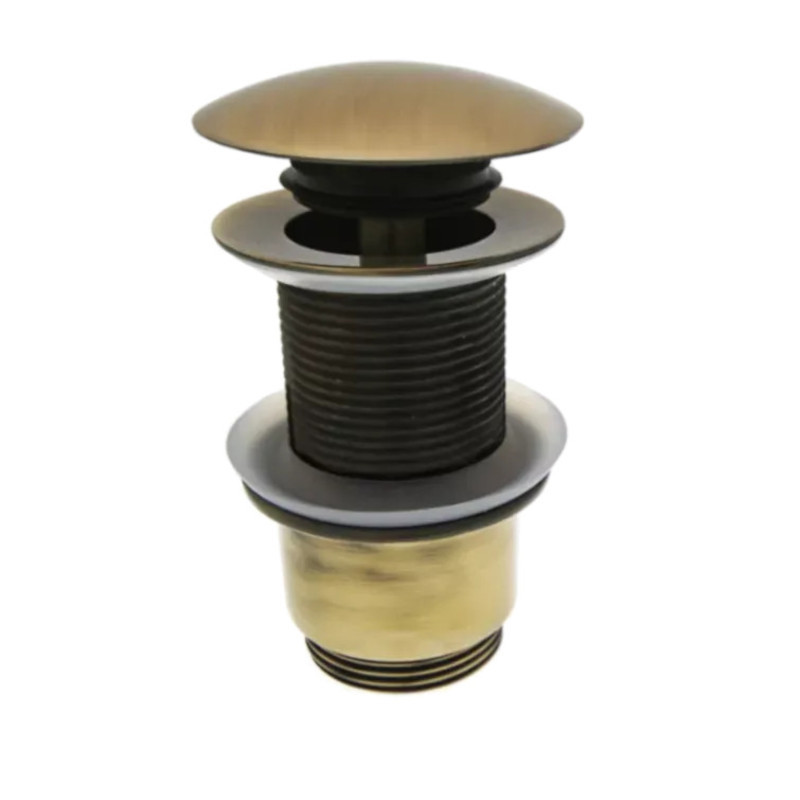 Донный клапан Remer Click-Clack 1 1/4 без перелива бронза 905CC2114BR