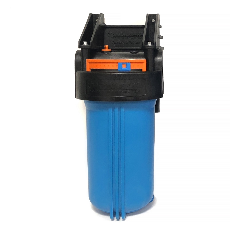 Корпус для фильтра ДЖИЛЕКС 1М 10 Slim Line вертикальное подключение 9005