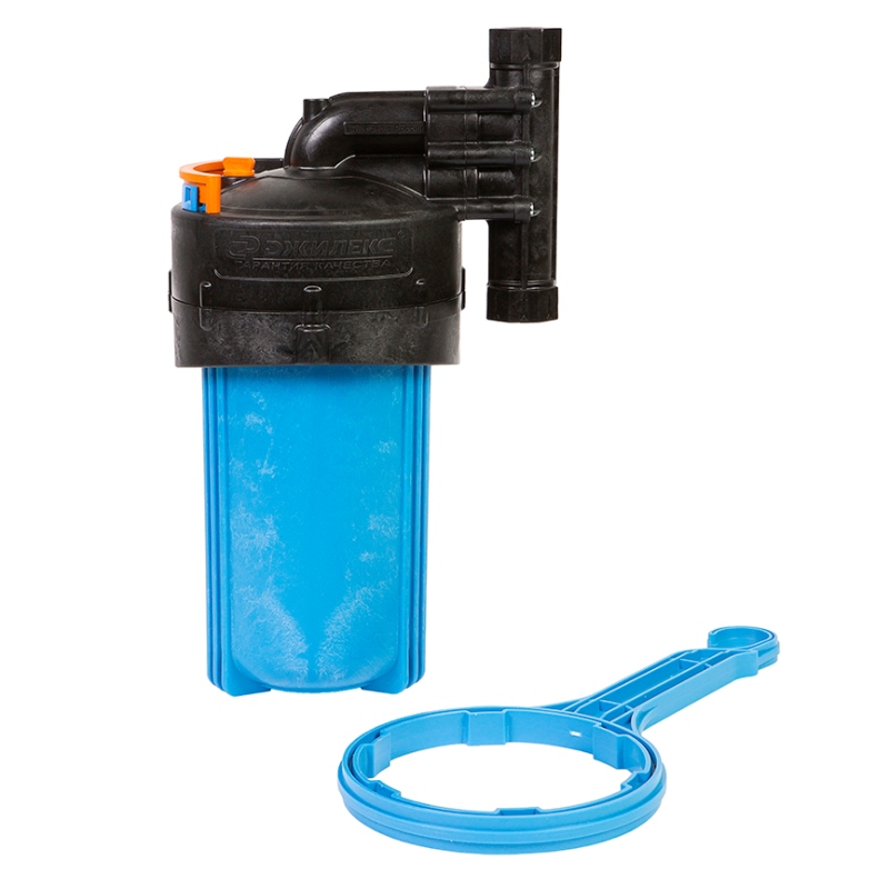 Корпус для фильтра ДЖИЛЕКС 1М 10 В Big Blue вертикальное подключение 9001