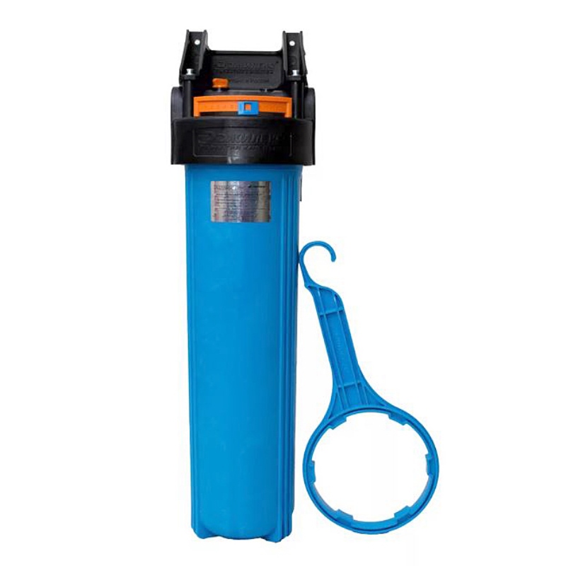 Корпус для фильтра ДЖИЛЕКС 1М 20 Slim Line вертикальное подключение 9007