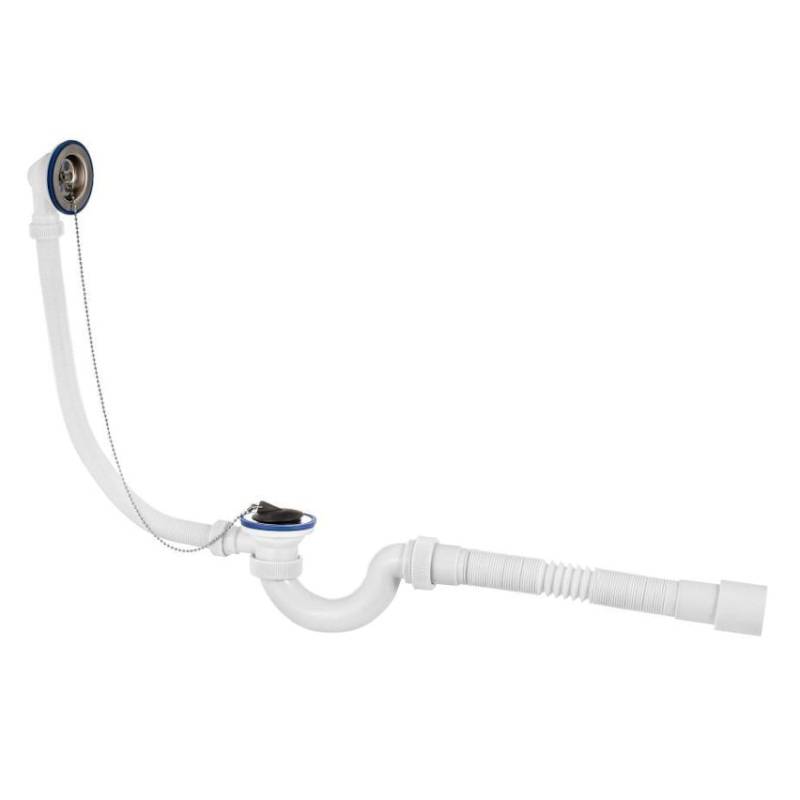 Сифон трубный для мойки Viega 50 мм с горизонтальным отводом 107888