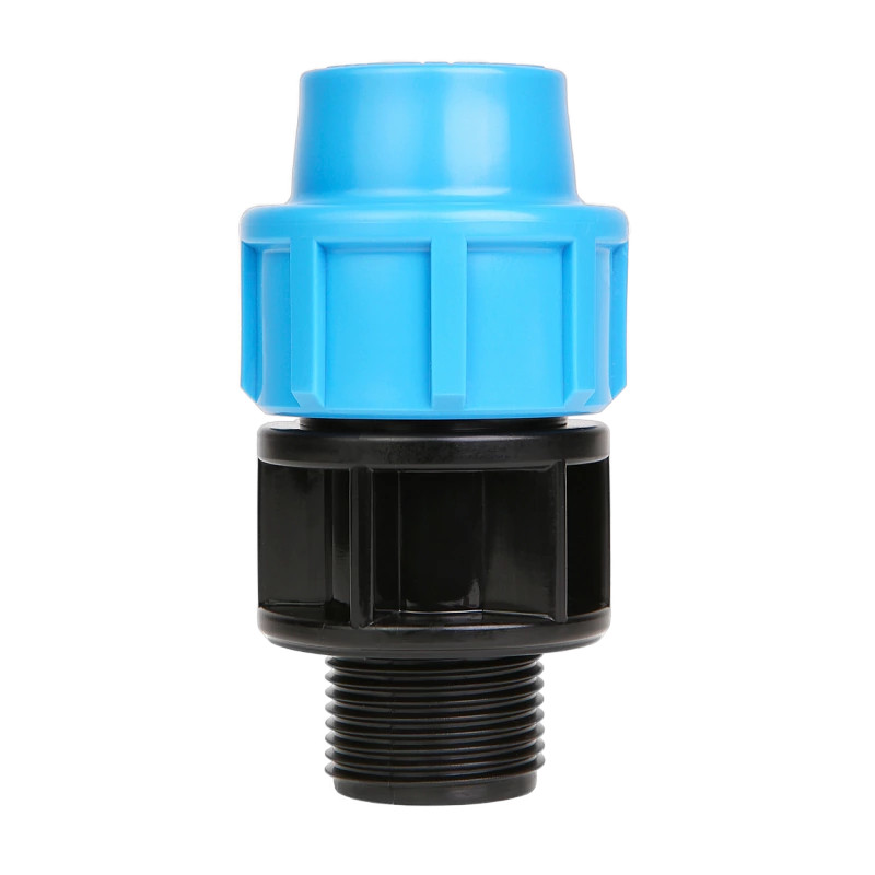 Муфта компрессионная Политэк 20 x 3/4 Н для труб ПНД 506680