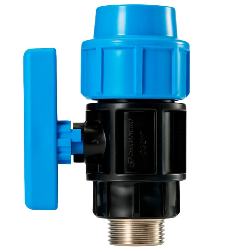 Кран шаровой полипропиленовый PRO AQUA ПРО 32x1 НР 506453