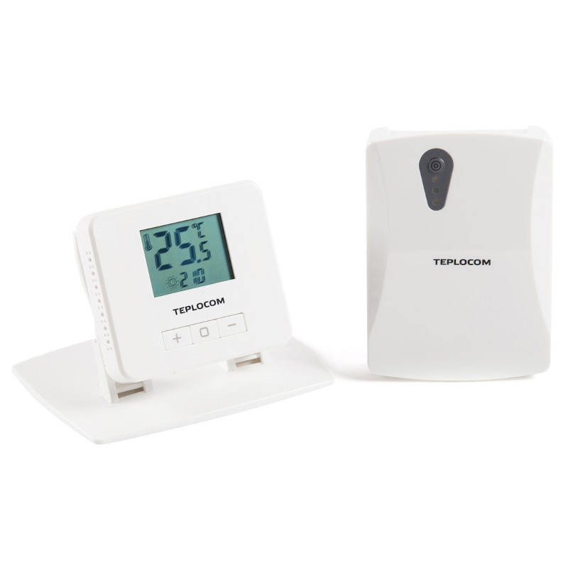 Беспроводной комнатный термостат TEPLOCOM TS-2AA/3A RF2