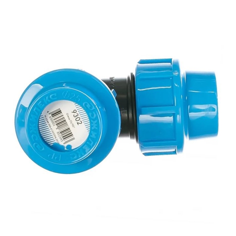 Угольник компрессионный Unidelta для труб ПНД 25х25 мм 509127