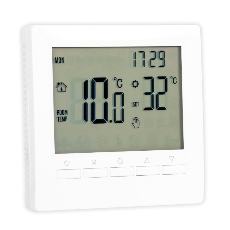 Двухканальный термостат для комбинированных систем отопления TEPLOCOM TSFR-Prog-220/3A