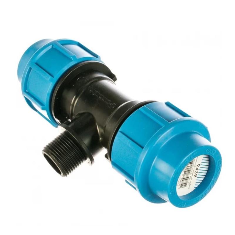 Тройник с наружной резьбой Джилекс 32х3/4 для труб ПНД 507857