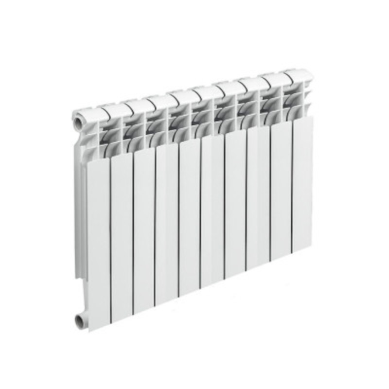 Биметаллический радиатор Uni-fitt 500/100 17 секций (боковое подключение, цвет белый глянцевый)