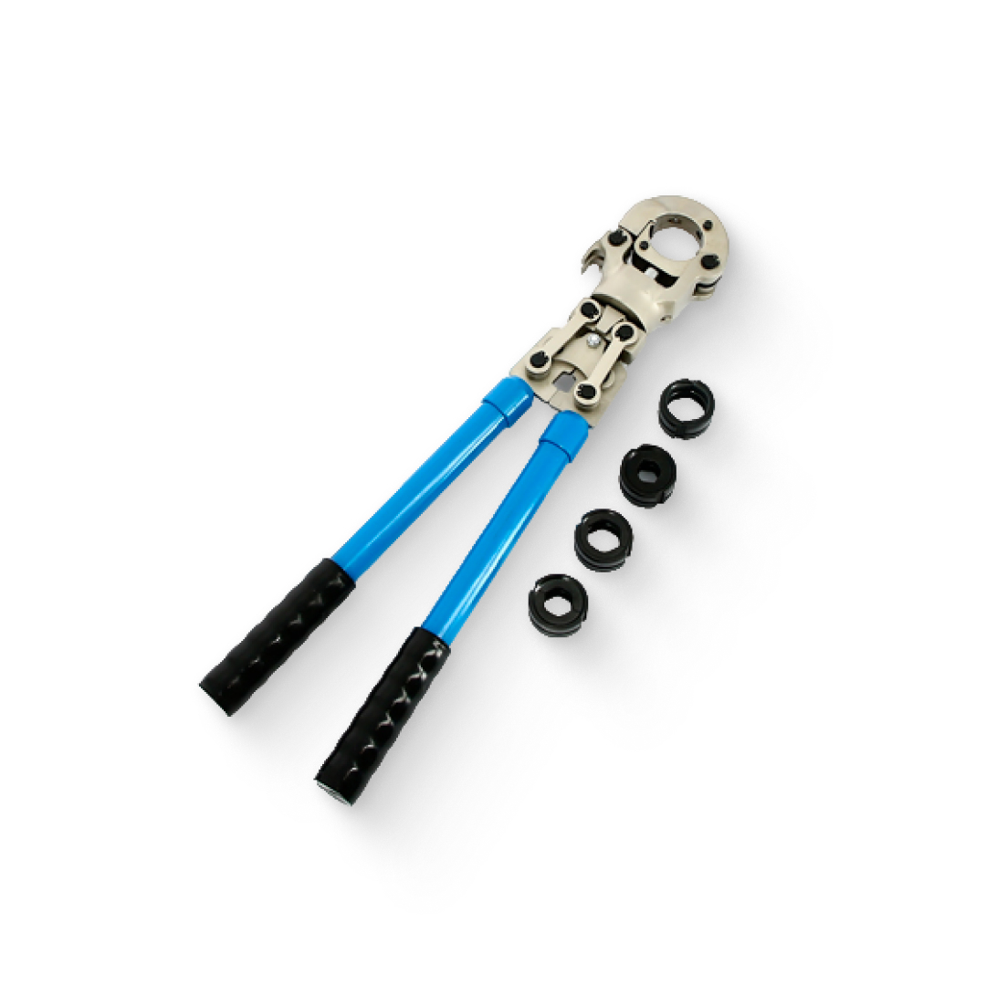 Комплект ручного инструмента для монтажа пресс-фитингов, с пресс-губками V15-28