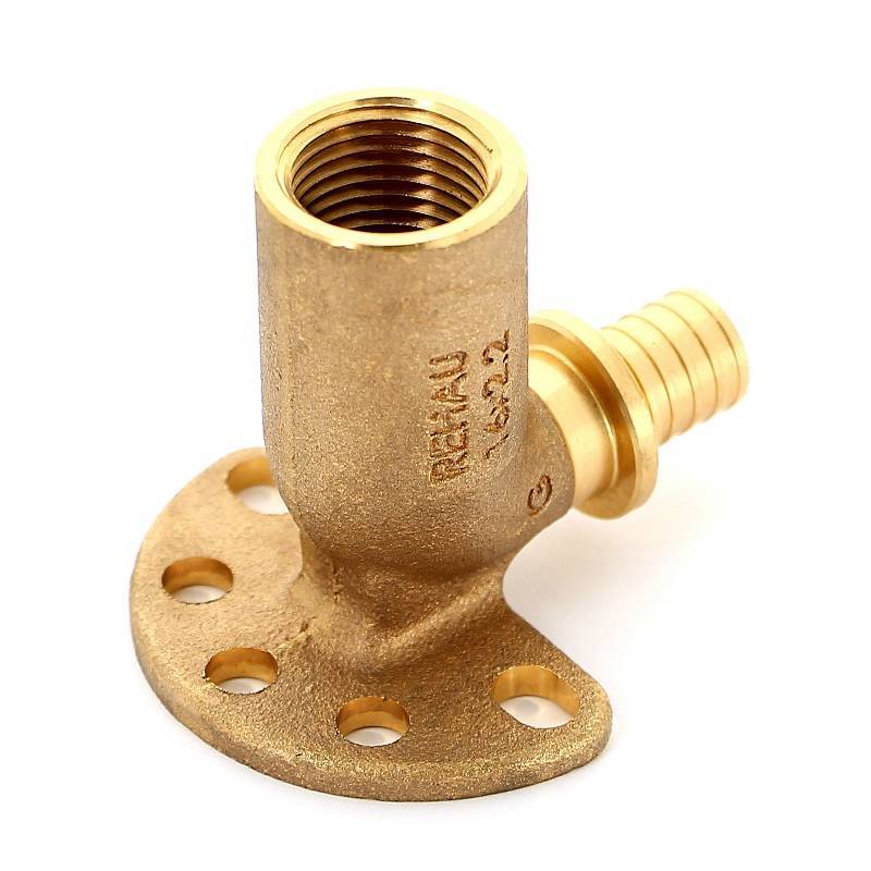 Водорозетка надвижная REHAU RAUTITAN RX 16x1/2 ВР h=59 мм бронза 366112