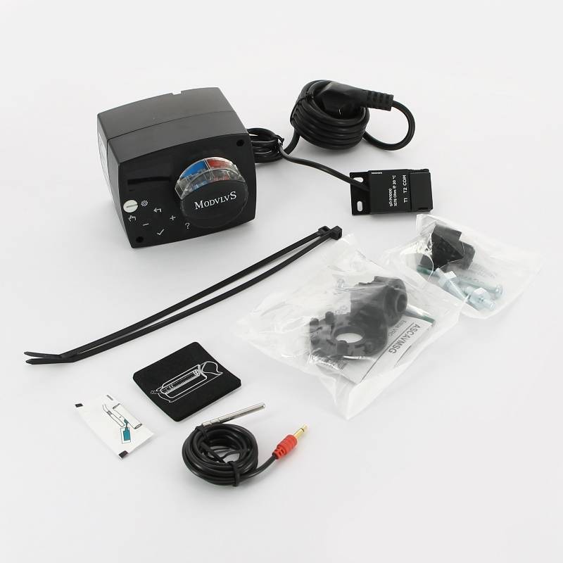 Сервопривод для клапана Uni-Fitt с датчиком температуры 230 В 6 Нм 120 с 371P0230