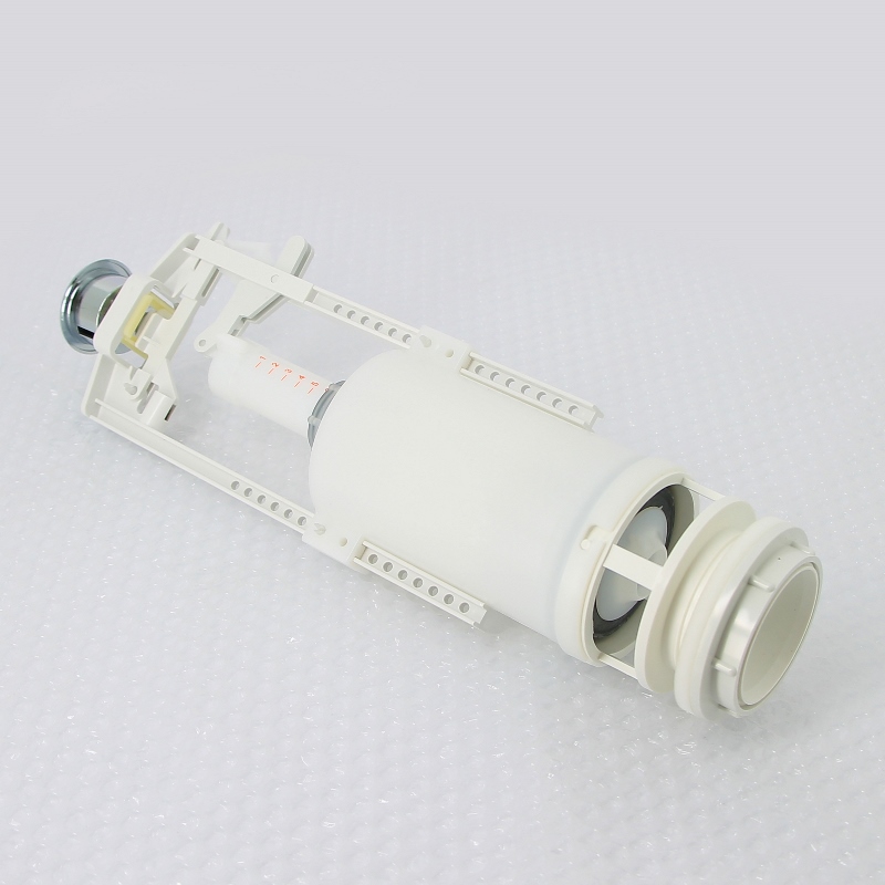 Сливной механизм со стоп-кнопкой, хром