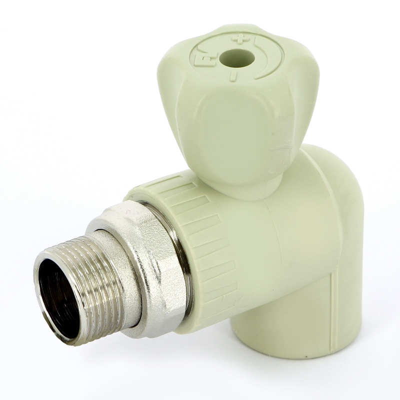 Кран для радиаторов сварка-Н 25x3/4угловой с разъёмным соединением