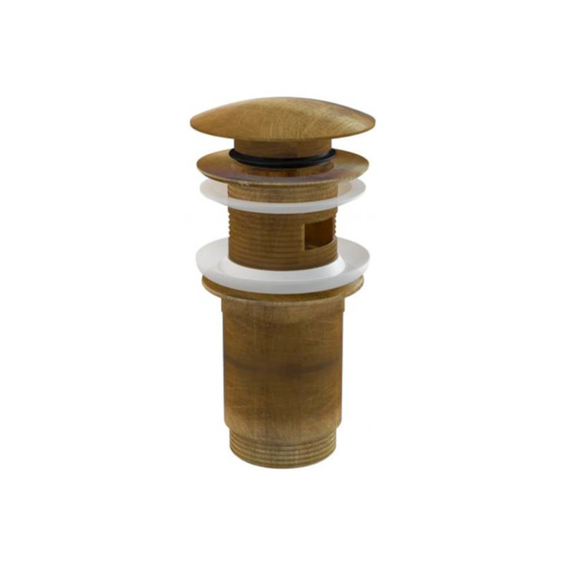 Выпуск 11/4 Click-clack с переливом, металл, большая пробка, бронза-антик