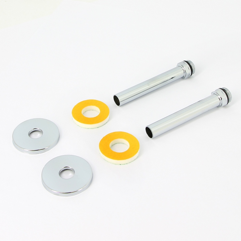 Комплект присоединительный 1/2 х 16 х 120 мм хромированный