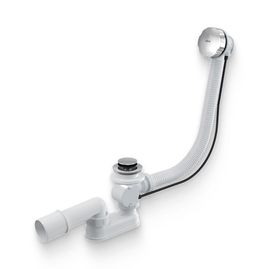 Сифон для ванны AlcaPlast автомат click-clack L1000 мм A55K-100-RU-01