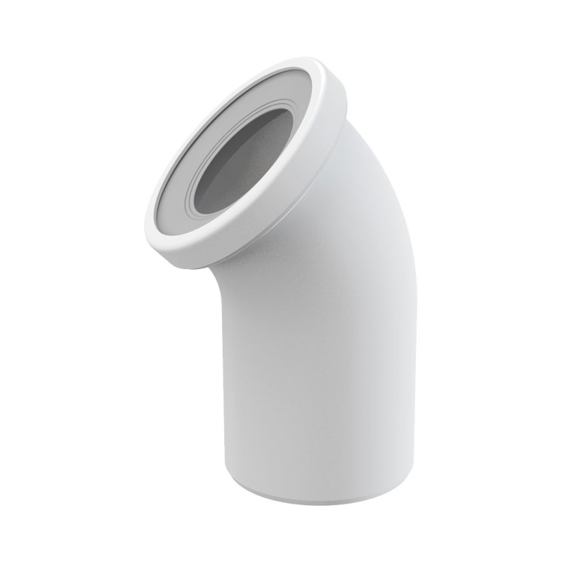 Отвод Alcaplast для унитаза 110 х 110 мм под углом 45 гр