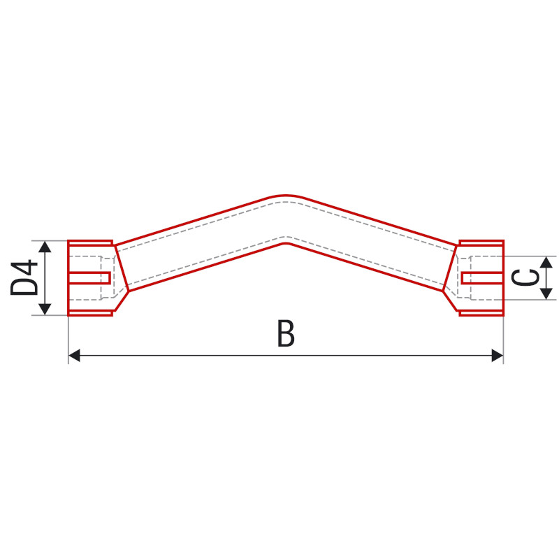 Обвод с муфтой 20 FV-PLAST